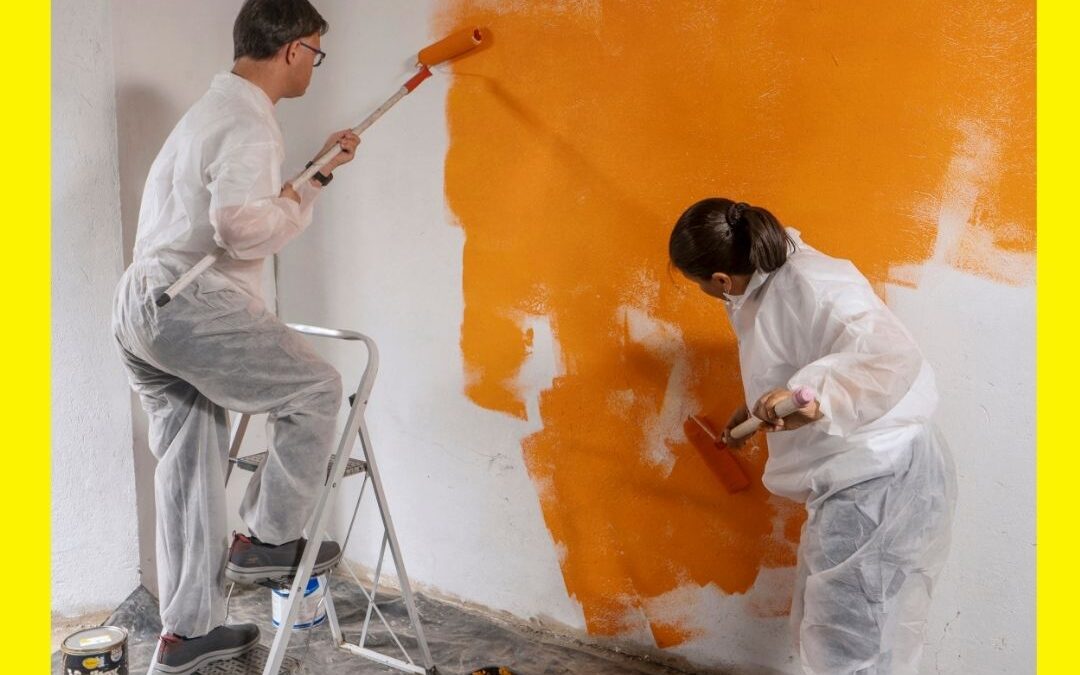 Qué tipo de pintura se usa en las paredes de la cocina?